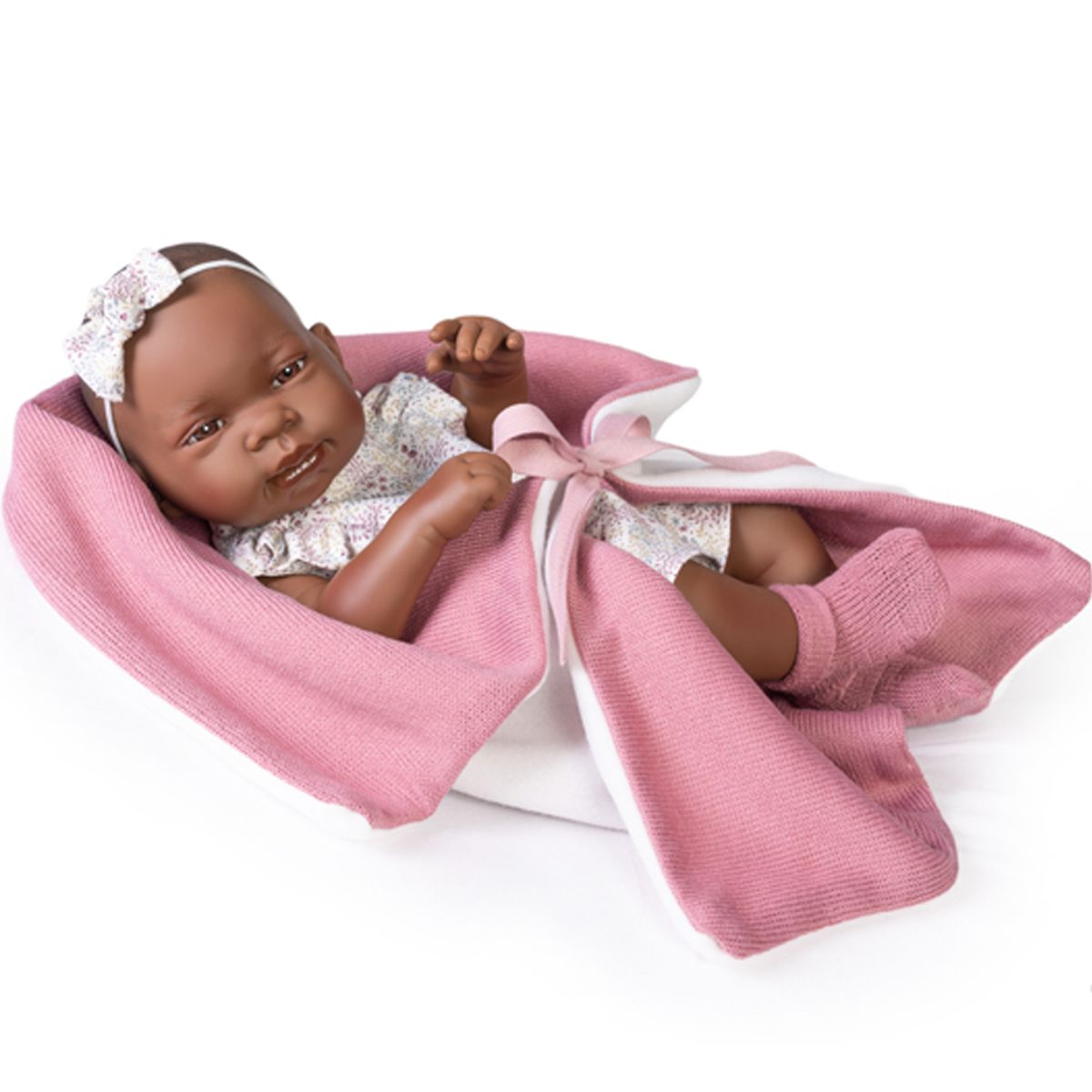 ANTONIO JUAN - Recién Nacida con Mantita Tejida Antonio Juan