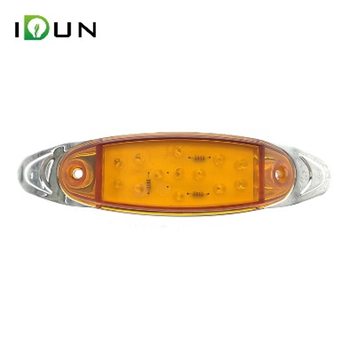 FLAMINGOS - Farol de señal 17x5,5x2,4CM 13 LED Multivoltaje Ambar