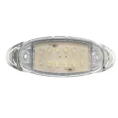 FLAMINGOS - Farol de señal 17x5,5x2,4CM 13 LED Multivoltaje Blanco