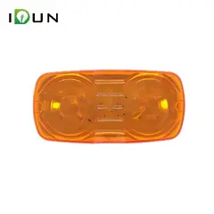 FLAMINGOS - Farol de señal 10x5x2,7CM 10 LED Multivoltaje Ambar