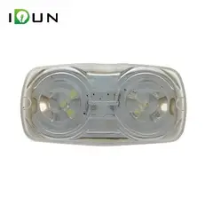 FLAMINGOS - Farol de señal 10x5x2,7CM 10 LED Multivoltaje Blanco