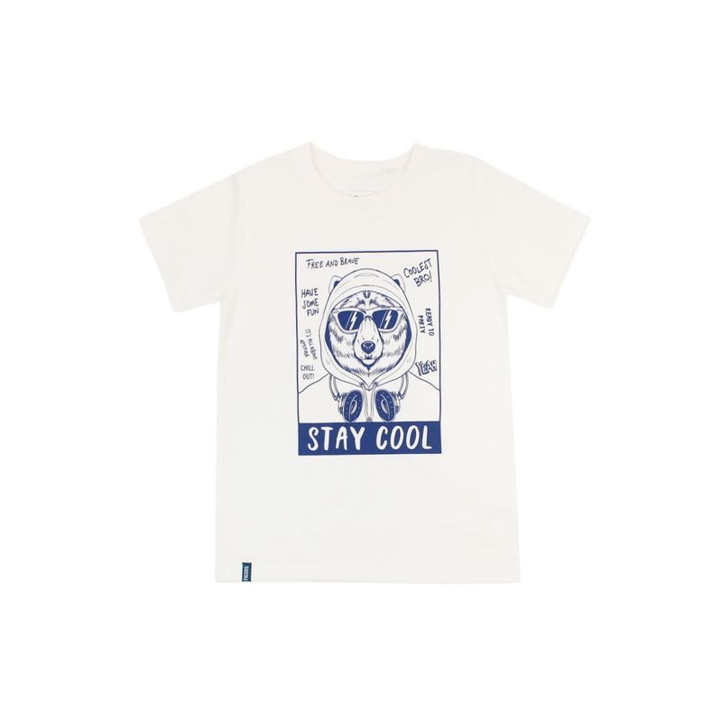 FICCUS - Polera Kids Niño Day To Day Blanco