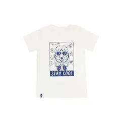 FICCUS - Polera Kids Niño Day To Day Blanco