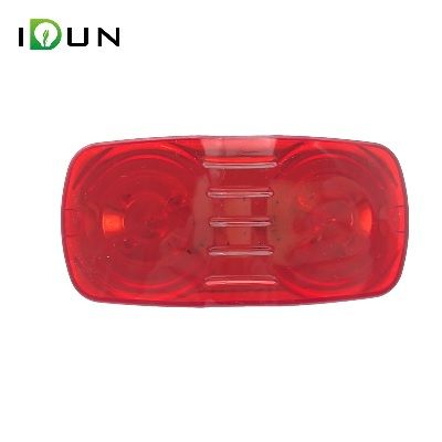 Farol de senal 10x5x2,7CM 10 LED Multivoltaje Rojo