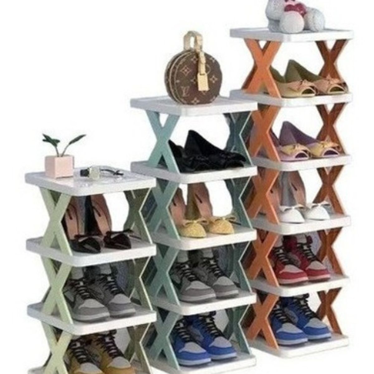 U BUY - Organizador De 4 Zapatos Caja Organizadora