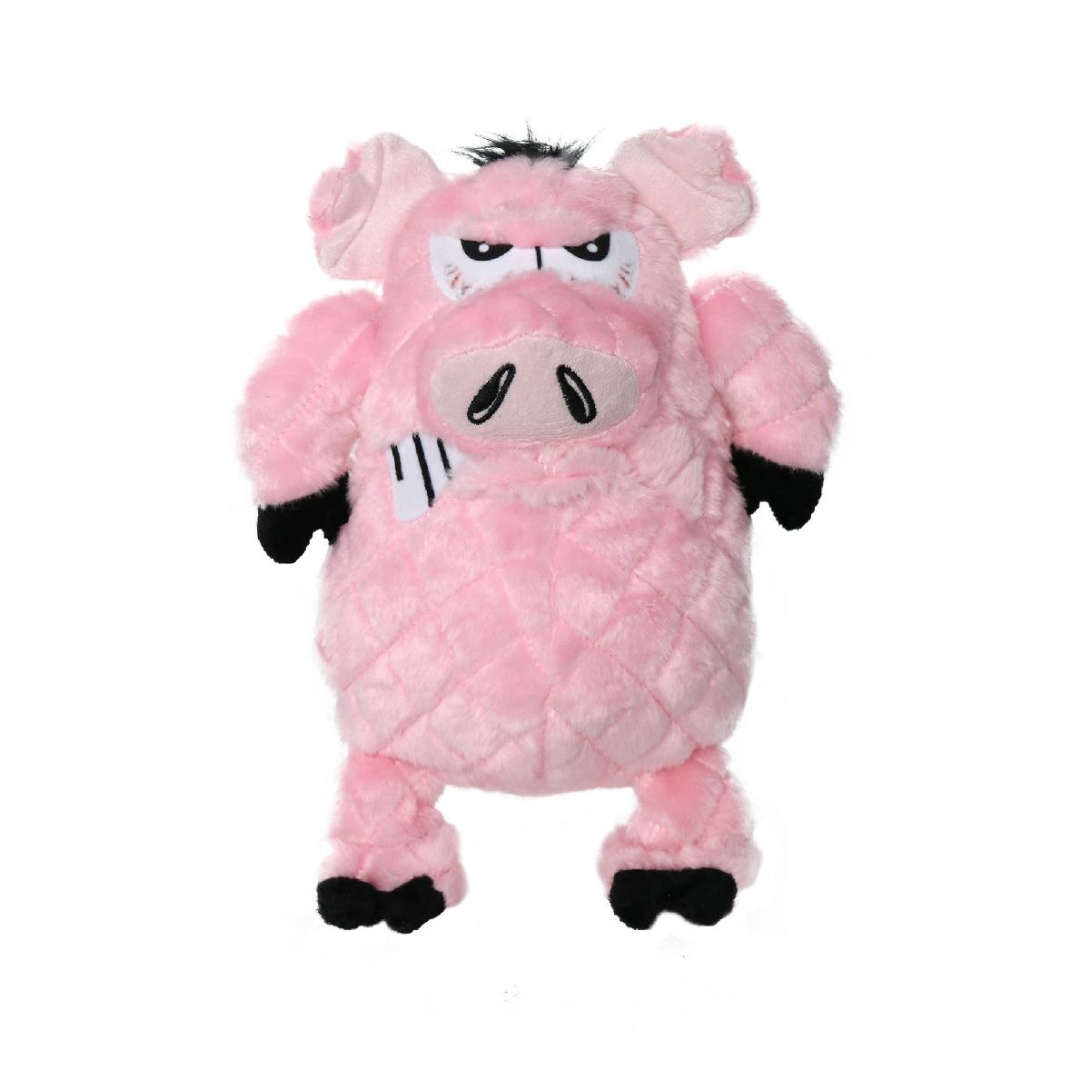 ANSALDO - Juguete para perros Ansaldo Pets cerdito enojado de felpa