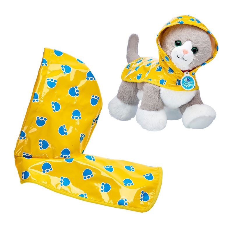 BUILD A BEAR - Impermeable Amarillo Promise Pets Build-A-Bear
