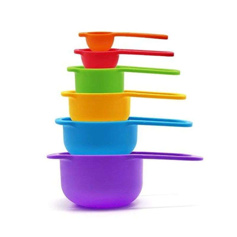 GENERICO - Set de Cucharas Medidoras para Preparación de Alimentos 6 unidades