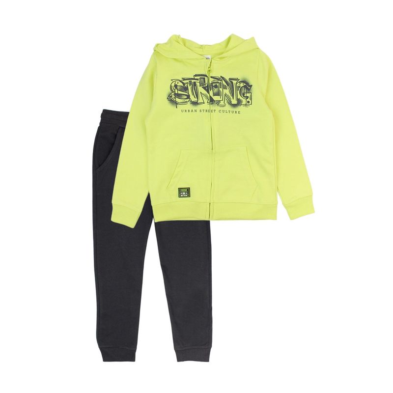 FICCUS - Buzo Kids Niño Day To Day Verde Lima
