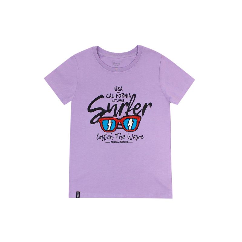 FICCUS - Polera Kids Niño Day To Day Lila