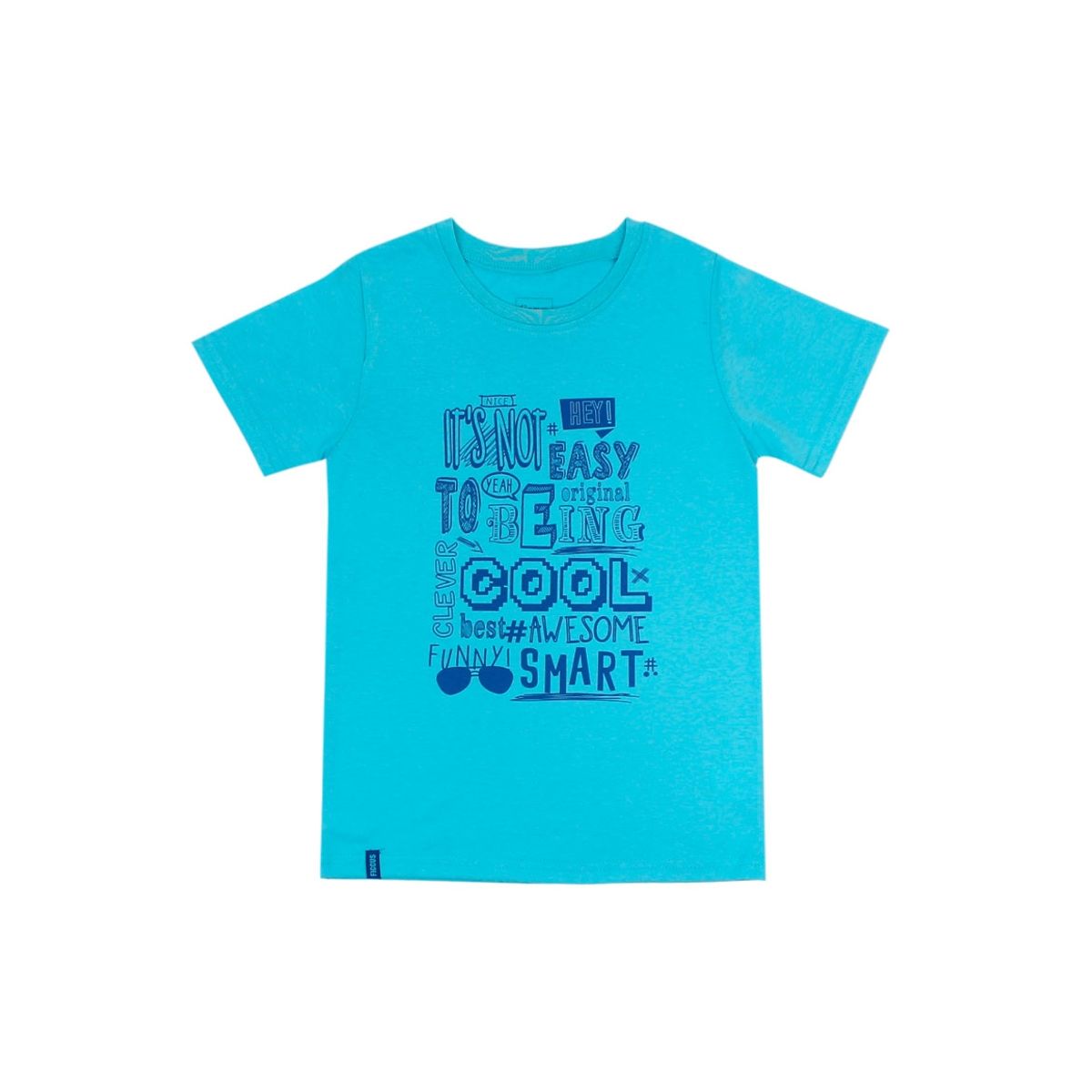FICCUS - Polera Kids Niño Day To Day Turquesa