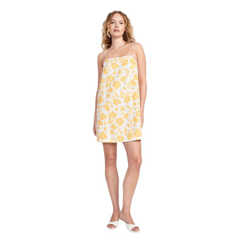 OLD NAVY - Vestido Sin Mangas Cuello Cuadrado Multicolor OLD NAVY