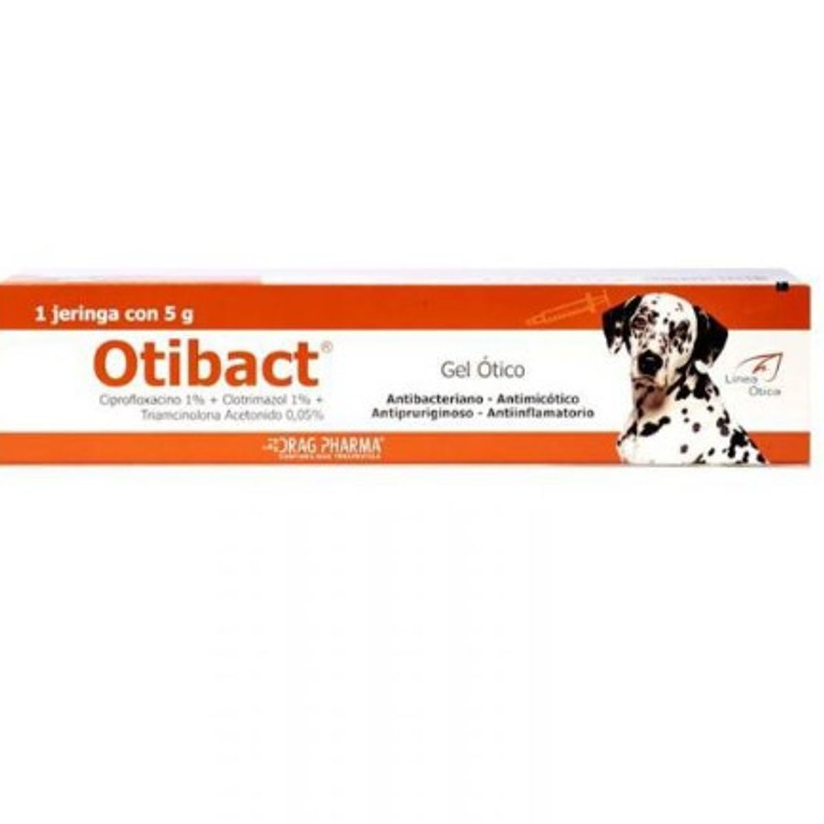 DRAG PHARMA - Otibact Gotas Oticas Para Perros 5g