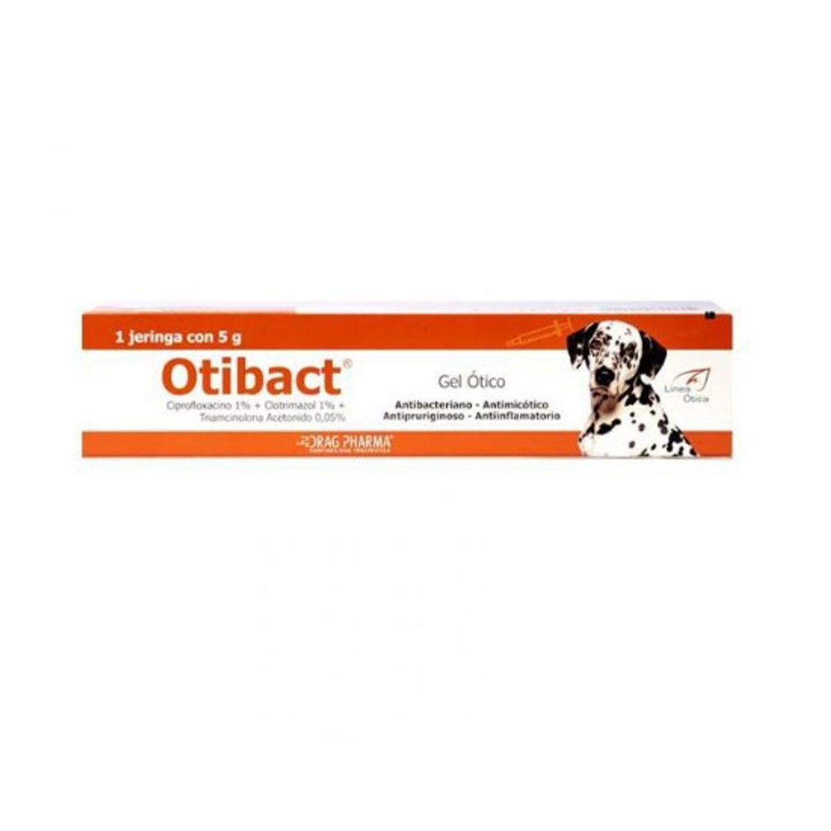 DRAG PHARMA - Otibact Gotas Oticas Para Perros 5g