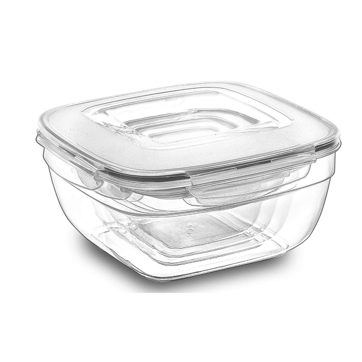 GENERICO - Set 3 Contenedores De Alimentos Cuadrados Plastart