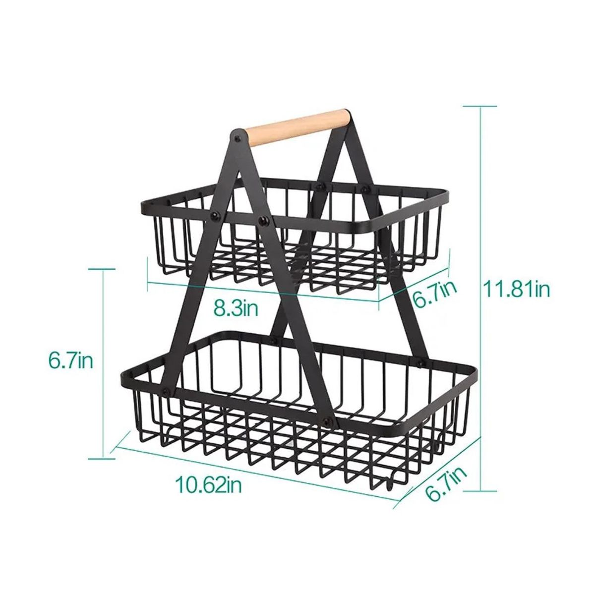 GENERICO - RACK ESTANTE DE COCINA 2 NIVELES