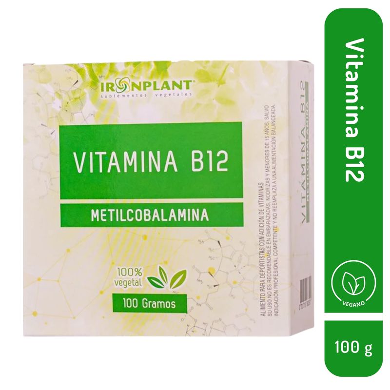GENERICO - Vitamina B12 Metilcobalamina Ironplant En Polvo