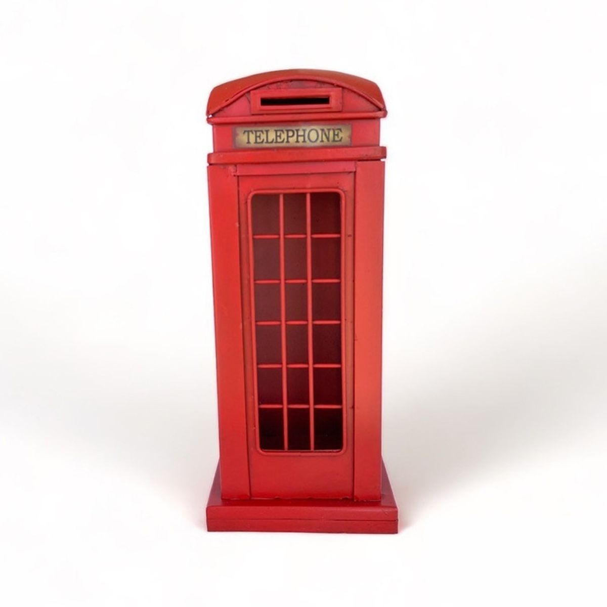MONTREAL - Cabina Telefónica Inglesa Decorativa Estilo Vintage En Metal