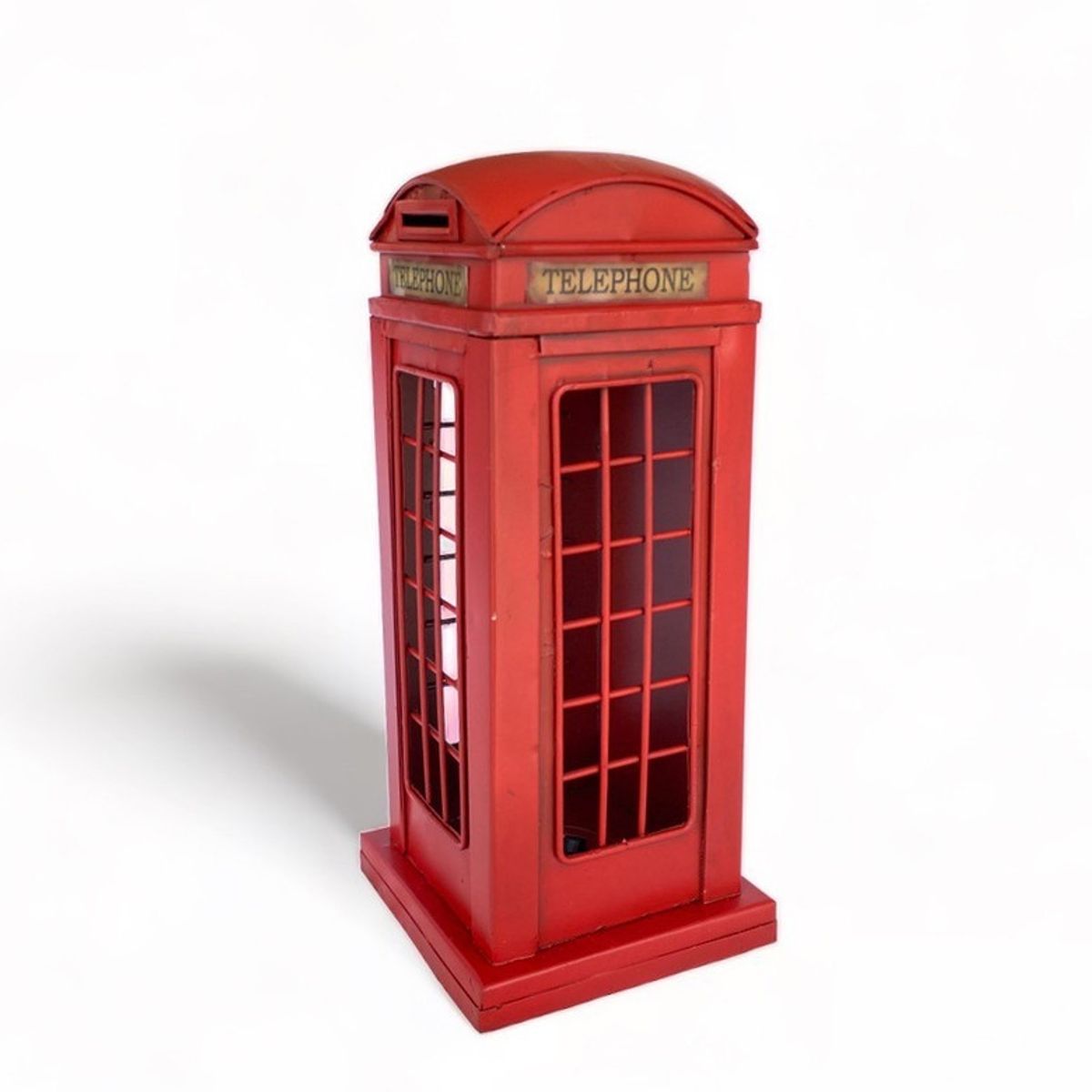MONTREAL - Cabina Telefónica Inglesa Decorativa Estilo Vintage En Metal