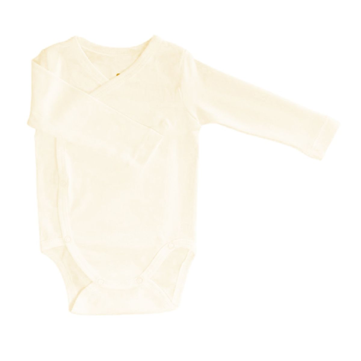 ONCOTTON WHITE BASIC COLLECTION - Body Cruzado manga larga