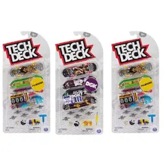 IMEXPORTA - Tech Deck Pack 4 Patinetas Armables - Surtido