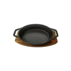 WAYU - BOWL CACEROLA IRON CAST BASE MADERA