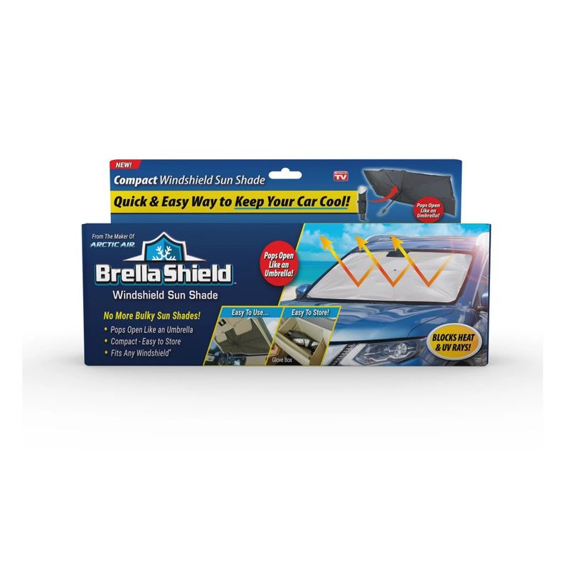 GENERICO - Parasol para parabrisas Brella Shield Compacto Para Auto