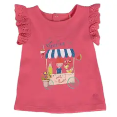 PILLIN - Polera Bebe Niña Fucsia