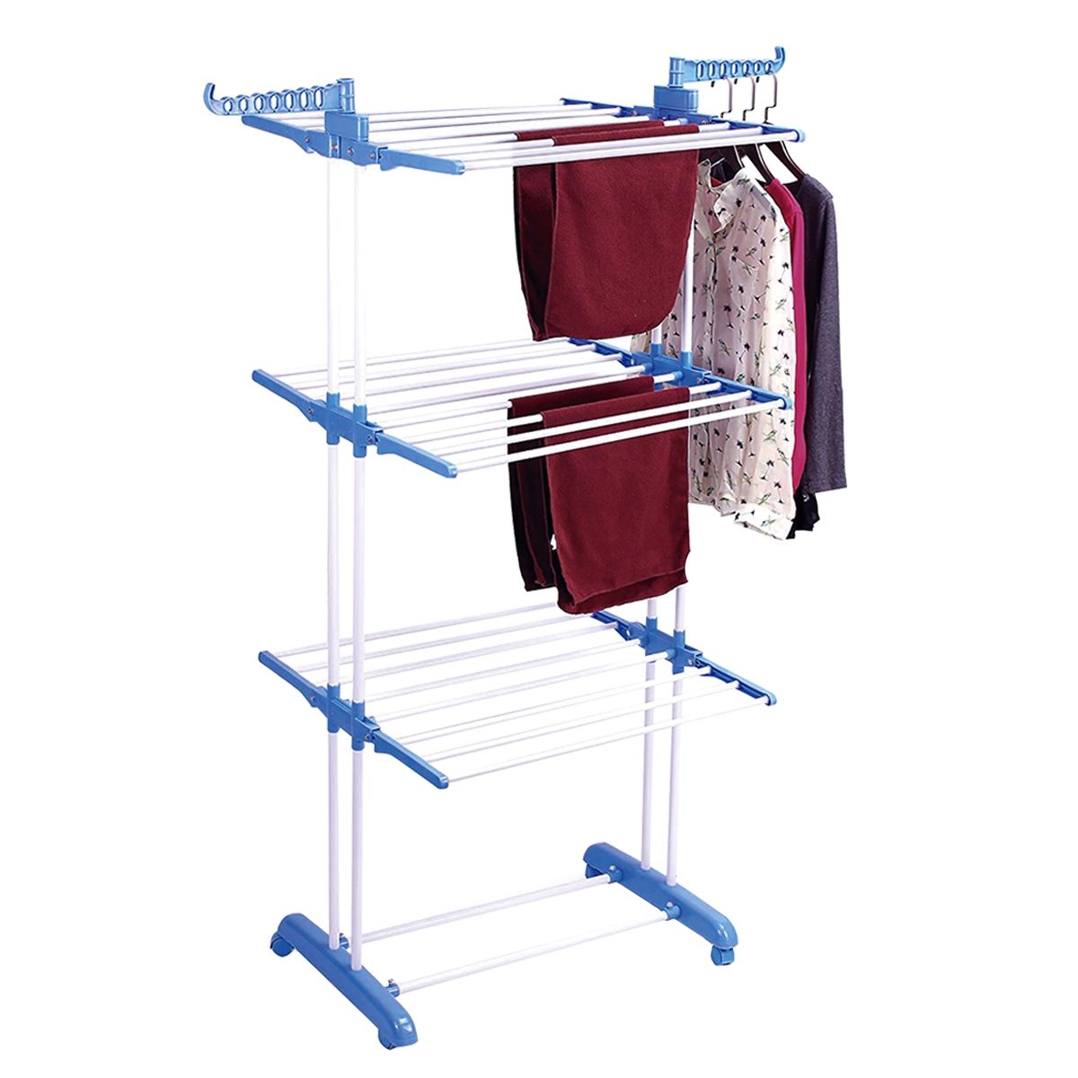 GENERICO - Tendedero Vertical Plegable Acero Inoxidable