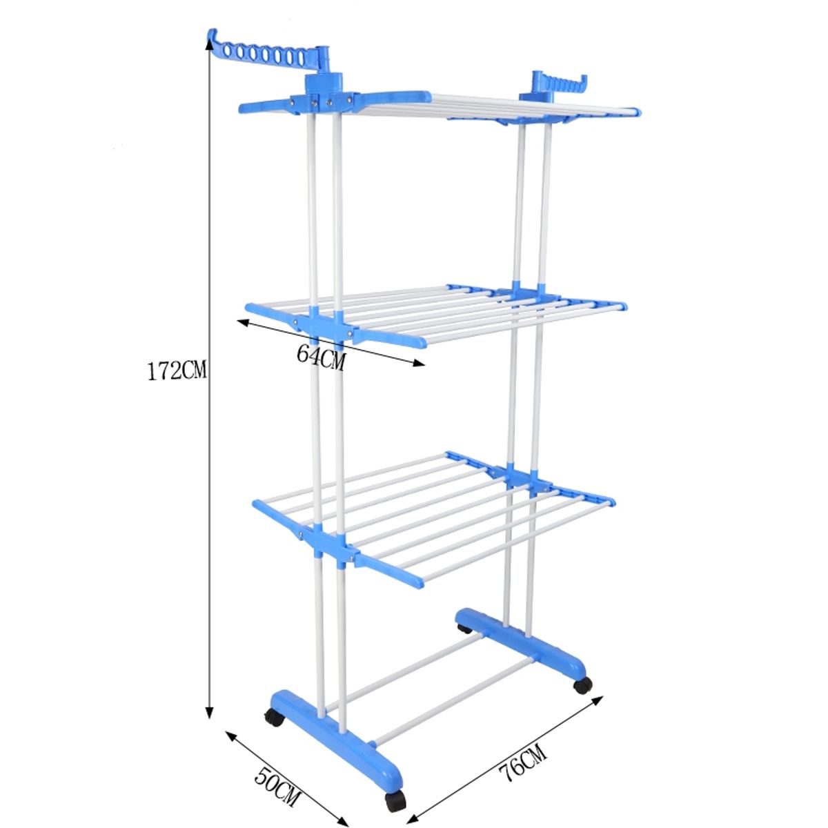 GENERICO - Tendedero Vertical Plegable Acero Inoxidable