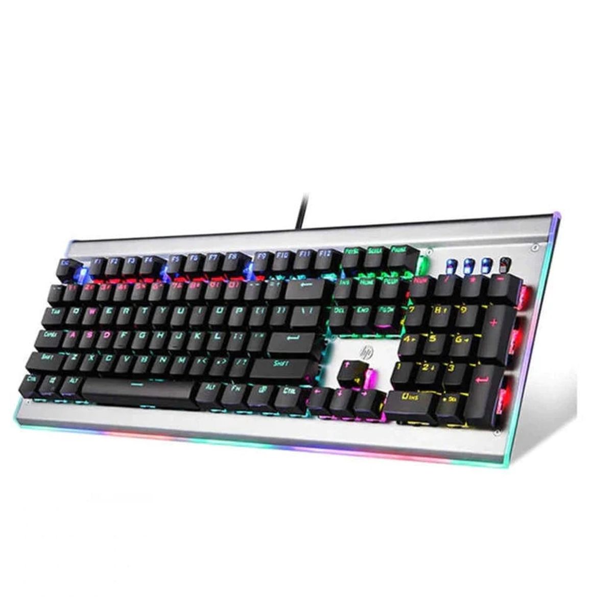 HP - Teclado Gamer Hp Gk520 Rgb Mecanico Sw Negro