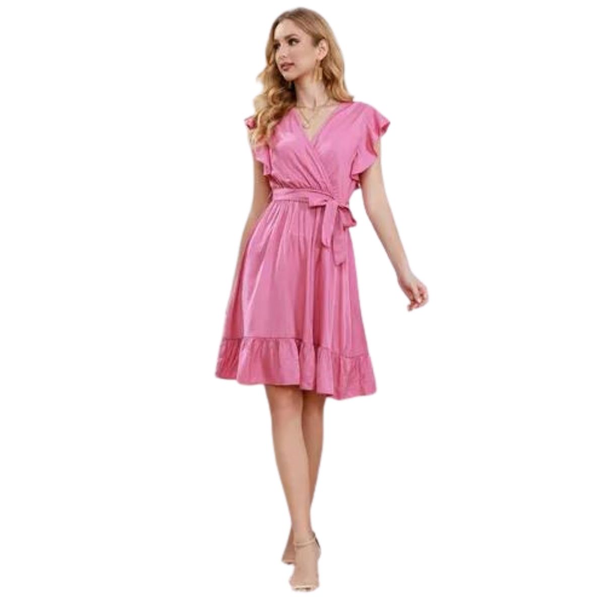 LOOK SHOP - Vestido Corto Primavera Mujer Algodón Calidad. 284