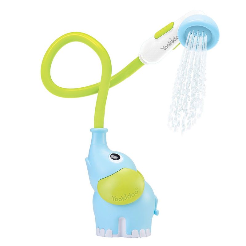 YOOKIDOO - Elefante Ducha Interactivo Azul Bebe Bañera Yookidoo