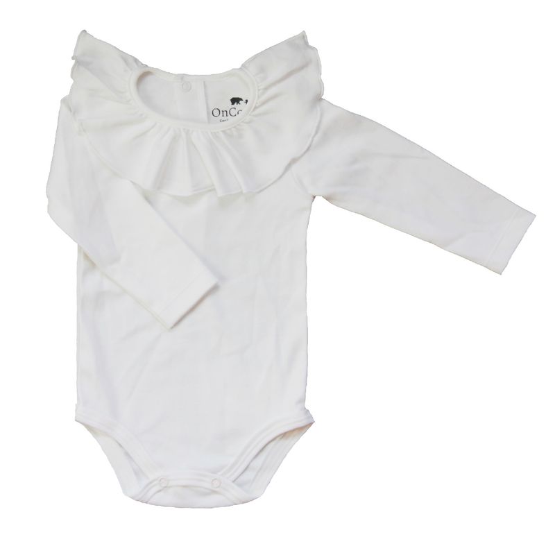ONCOTTON WHITE BASIC COLLECTION - Body Payaso manga larga