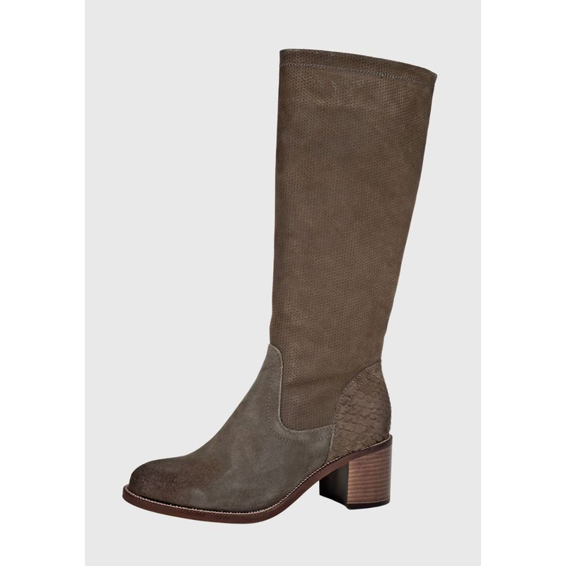 DEGAS - Bota Cuero Apelas Khaki DEGAS