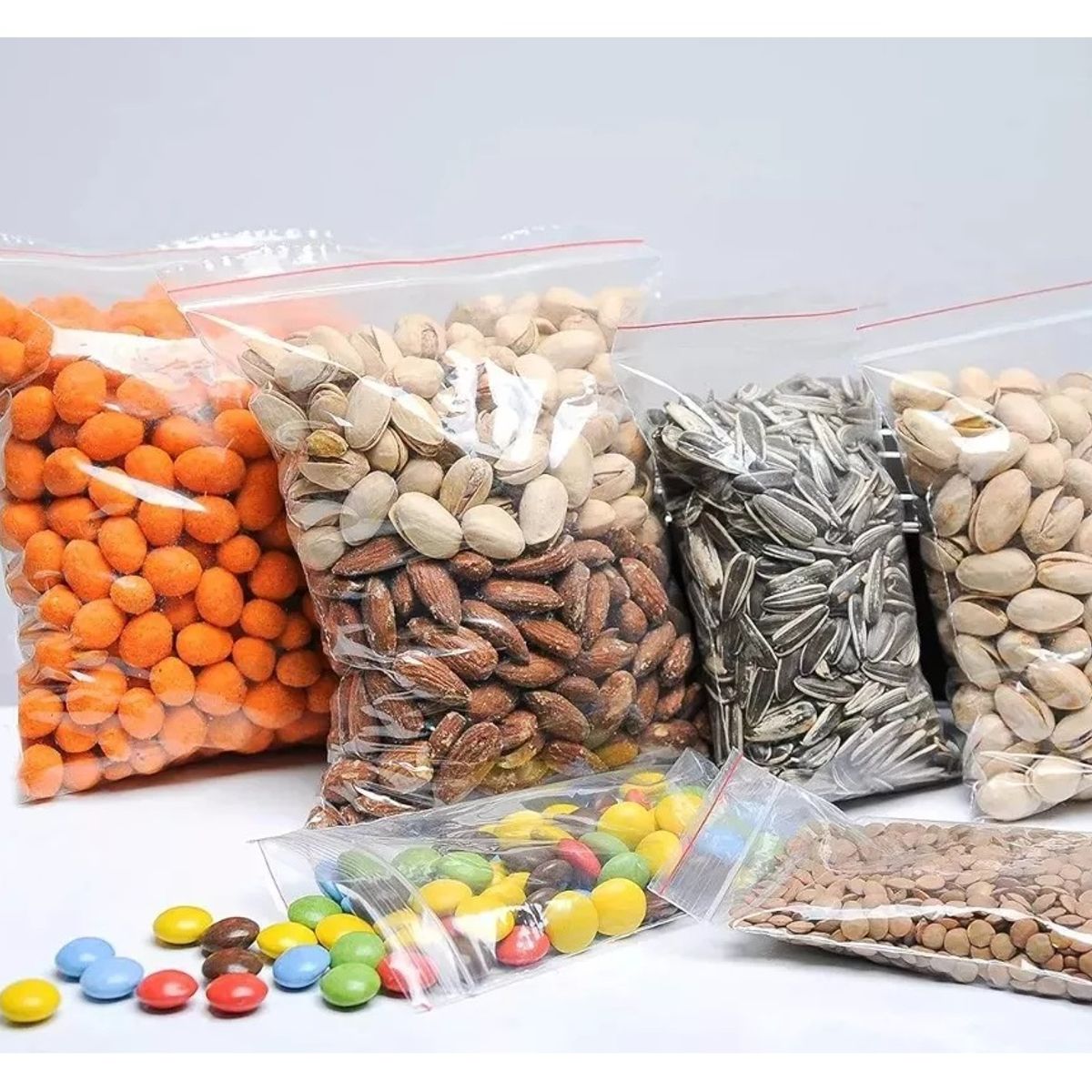 GENERICO - Pack 100 Bolsas Herméticas Transparente 6x9cm Bolsa Plastica