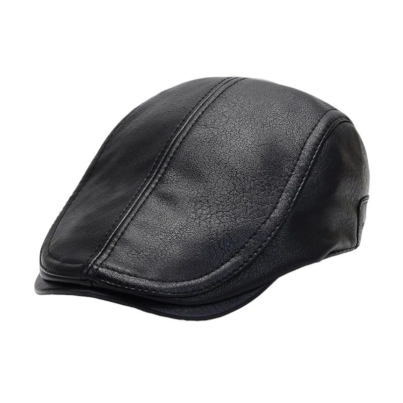 MERCADO CBF - Boina De Cuero ecológico Gorro Boina Cuero Eco Superior