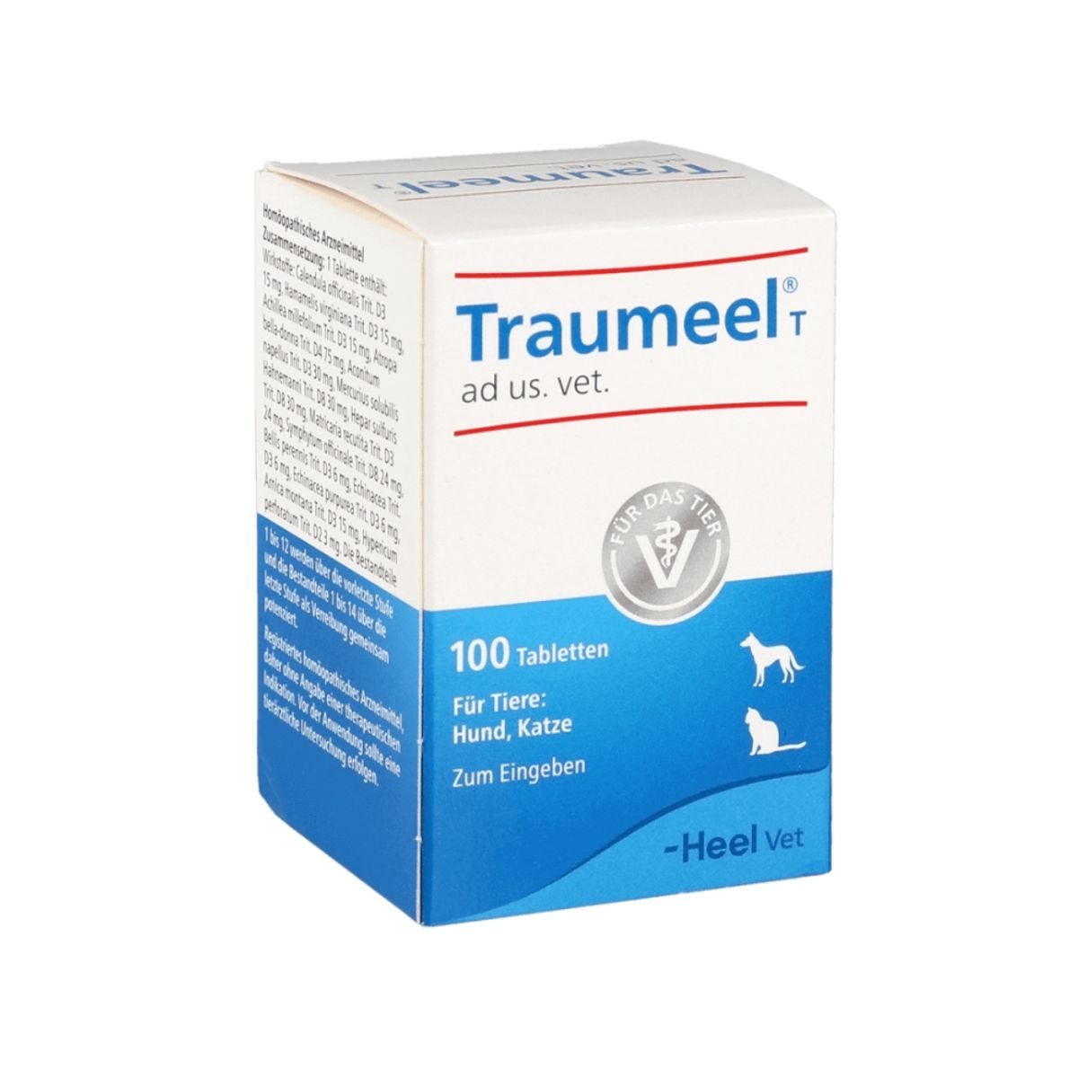 GENERICO - Traumeel 100 Tabletas Para Perros Y Gatos