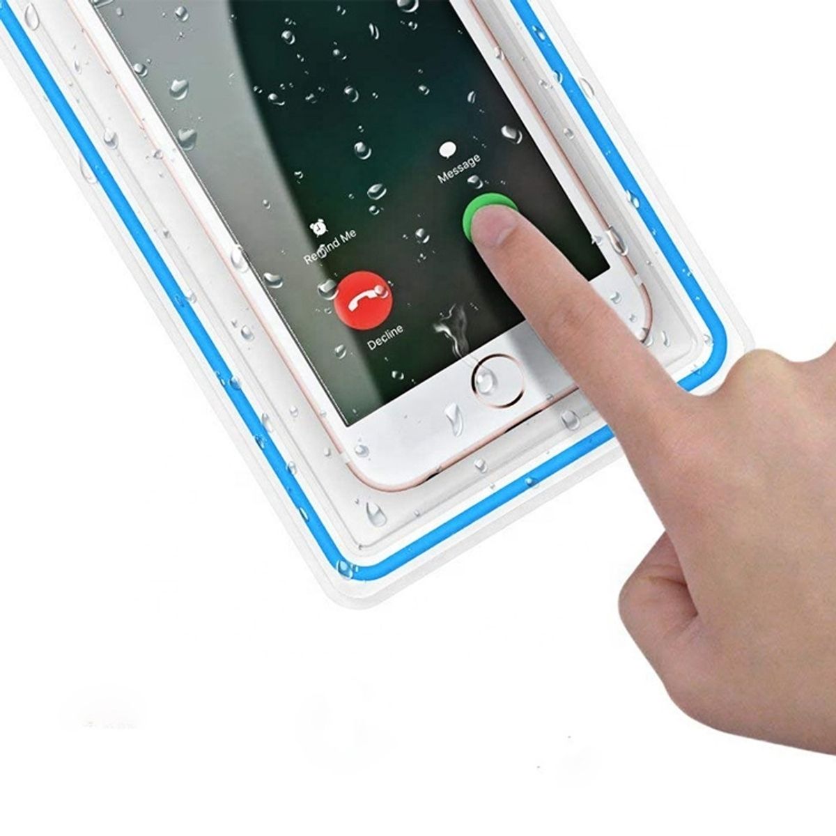 BABYLUNA - Funda Universal Impermeable y Touch para Smartphones IPX68 Celeste