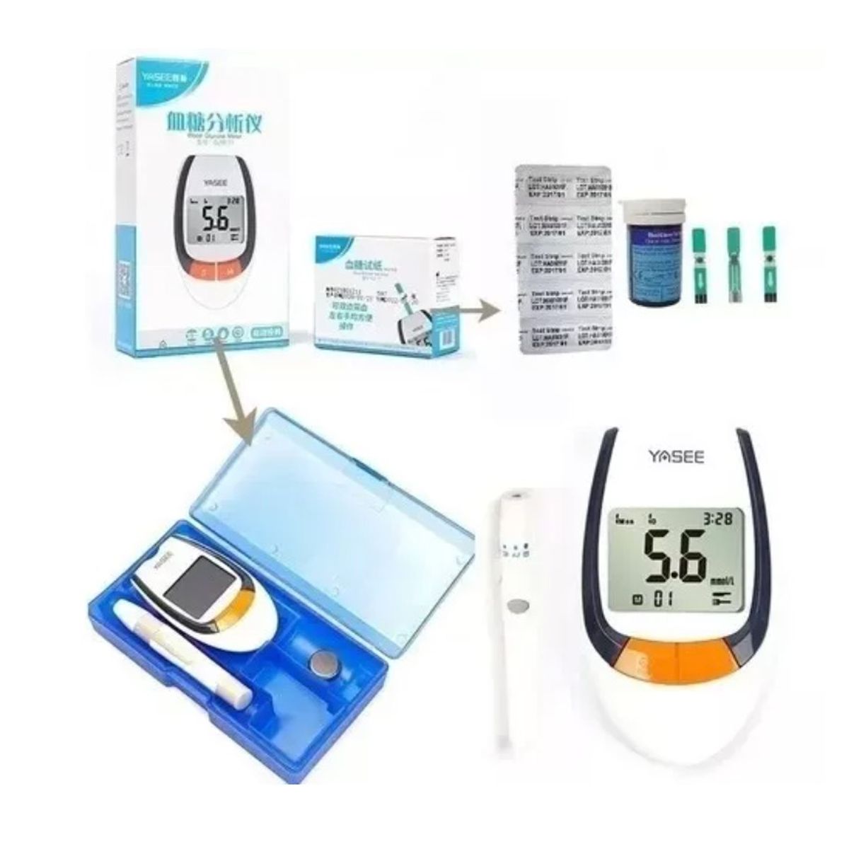 GENERICO - GLUCÓMETRO MEDIDOR GLUCOSA GLM-77