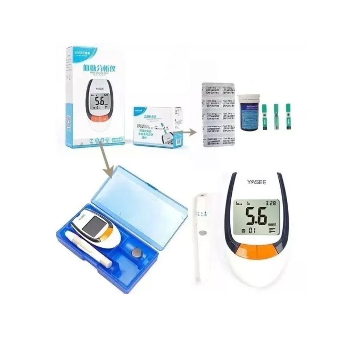 GENERICO - GLUCÓMETRO MEDIDOR GLUCOSA GLM-77