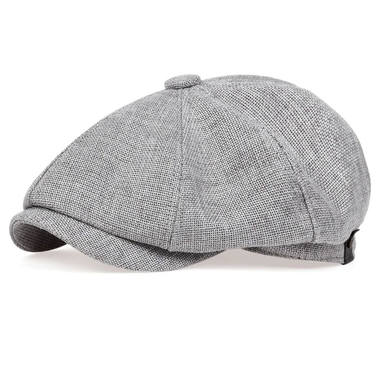 MERCADO CBF - Gorro Gris Claro Boina Tipo Ocasional Forma Octogonal Gris Claro