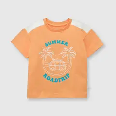 COLLOKY - Polera de bebé niño tropical light orange (3 a 36 meses) 12-18 meses