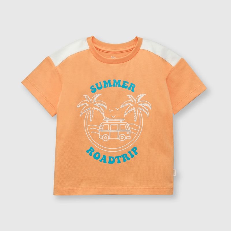 COLLOKY - Polera de bebé niño tropical light orange (3 a 36 meses) 12-18 meses