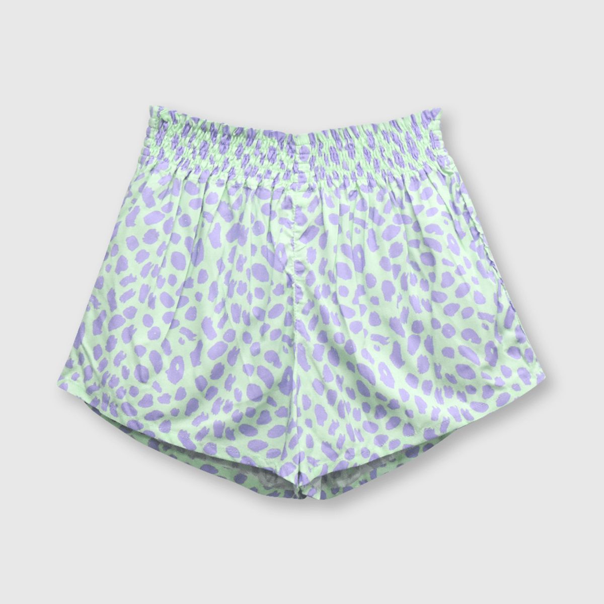 COLLOKY - Short de niña relajado light green (2 a 12 años) 3-4 Años