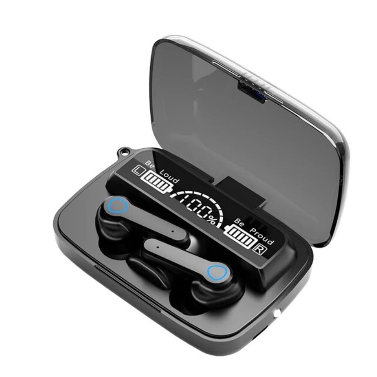 GENERICO - Audifonos Inalambricos Bluetooth M19 V53 Con Power Bank