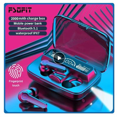 Imagen 2 del producto Audifonos Inalambricos Bluetooth M19 V53 Con Power Bank