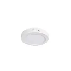 GENERICO - Panel Led Circular 24W 6500K Sobrepuesto Blanco