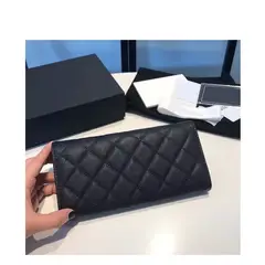 GENERICO - Billetera Cartera Monedero Mujer Elegante Negro