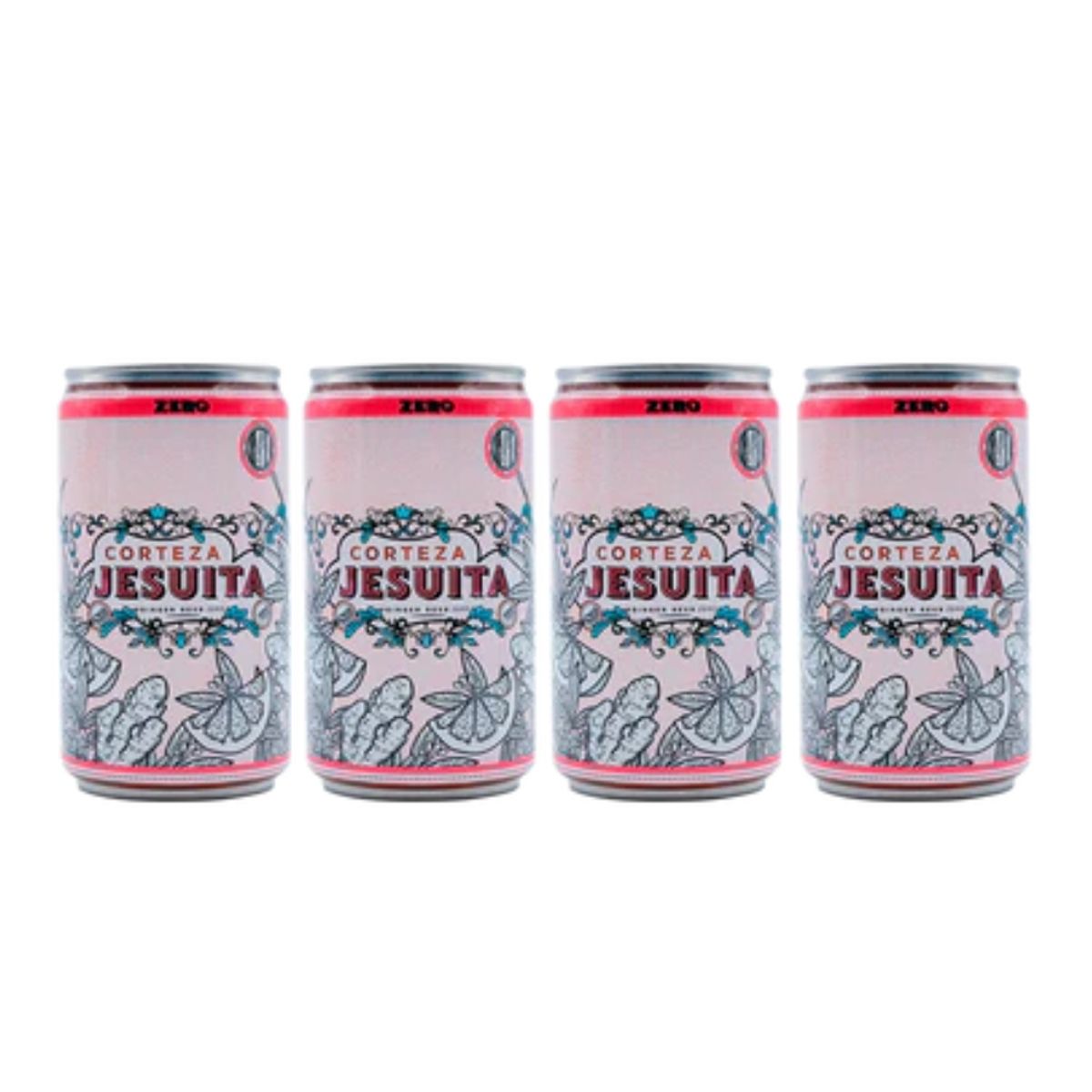 GENERICO - Agua Tonica Corteza Jesuita Ginger Beer Zero x4
